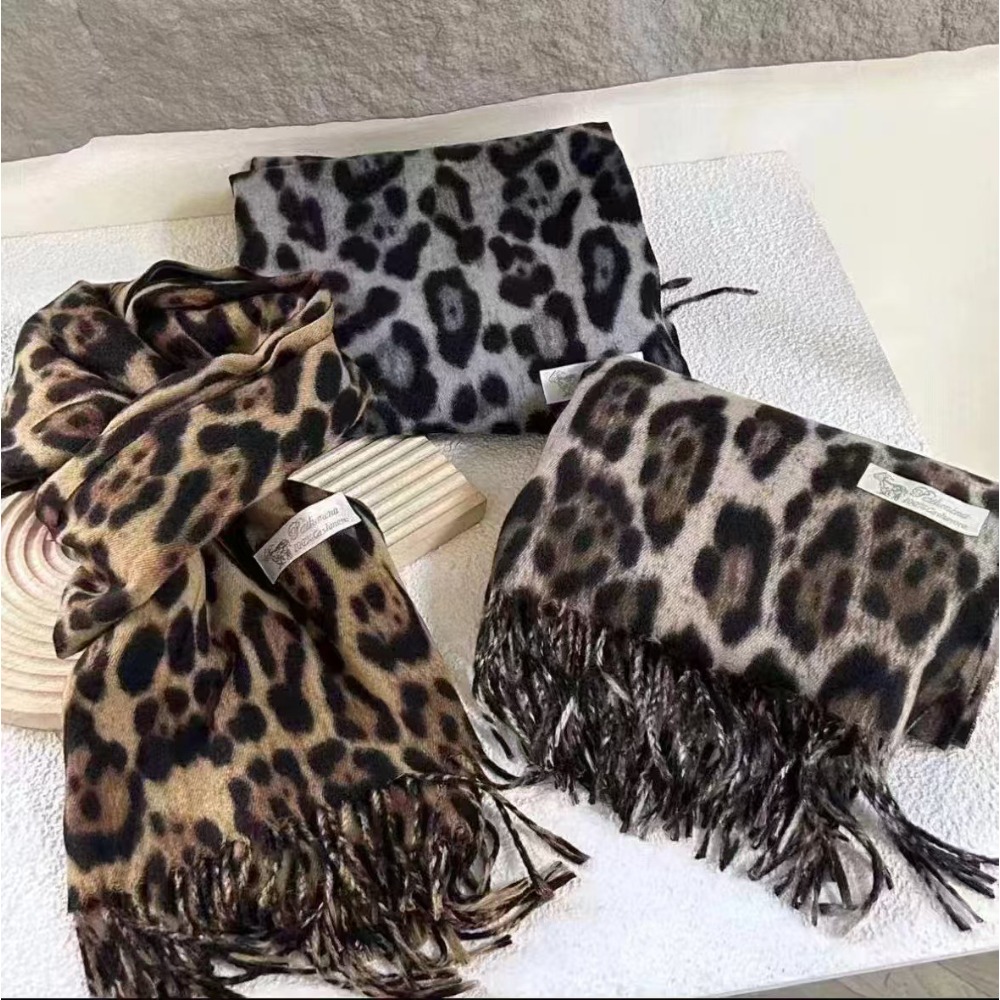 190*70CM Design Leopard Scarf  - Cashmere Pashmina Wrap recension och pris