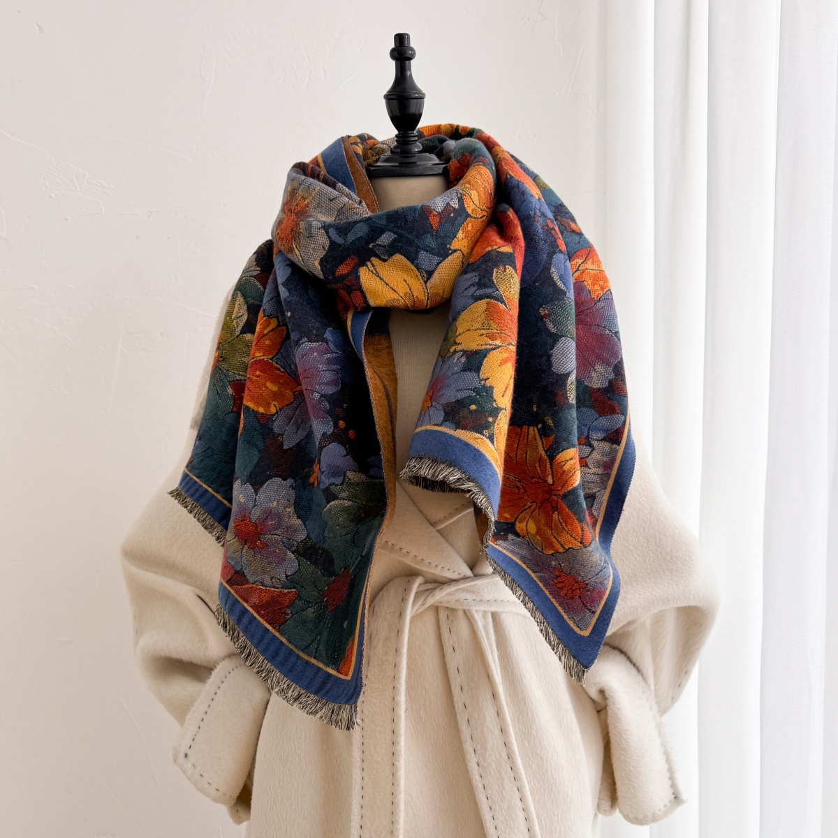 Print Scarf Fashion Hijab Shaw - Cashmere Pashmina Wrap recension och pris