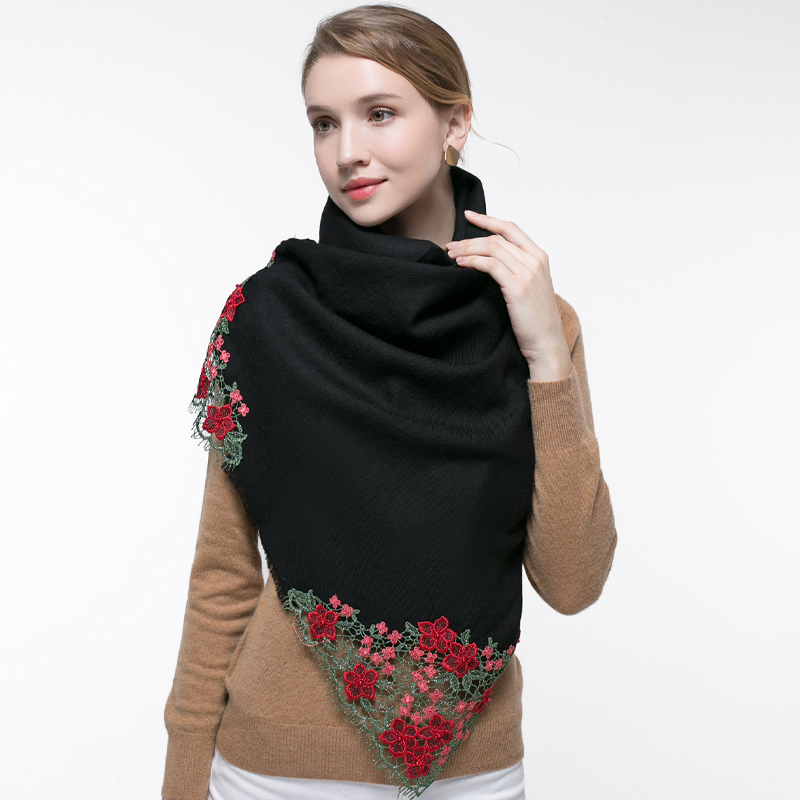 100% Real Wool Pink Scarf Wome - Cashmere Pashmina Wrap recension och pris