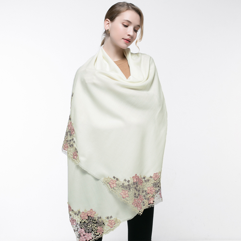 100% Real Wool Pink Scarf Wome - Cashmere Pashmina Wrap recension och pris
