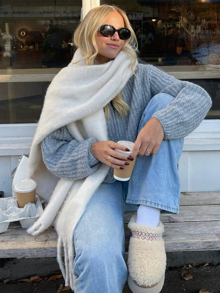 Luxury Winter Scarf for Women  - Cashmere Pashmina Wrap recension och pris