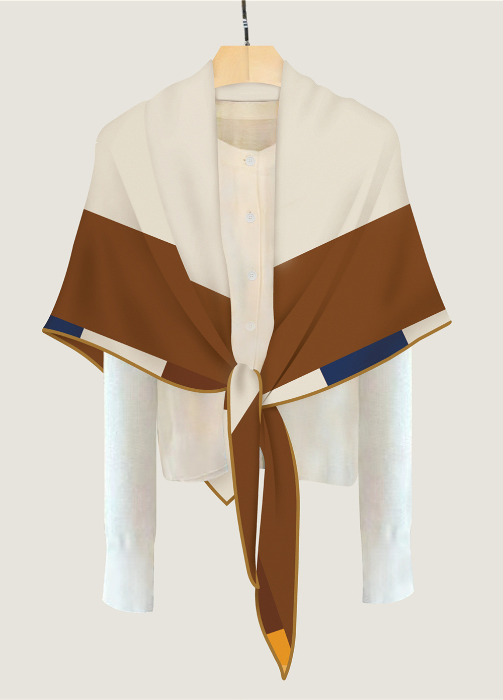 Triangle Cashmere Silk Scarf W - Cashmere Pashmina Wrap recension och pris