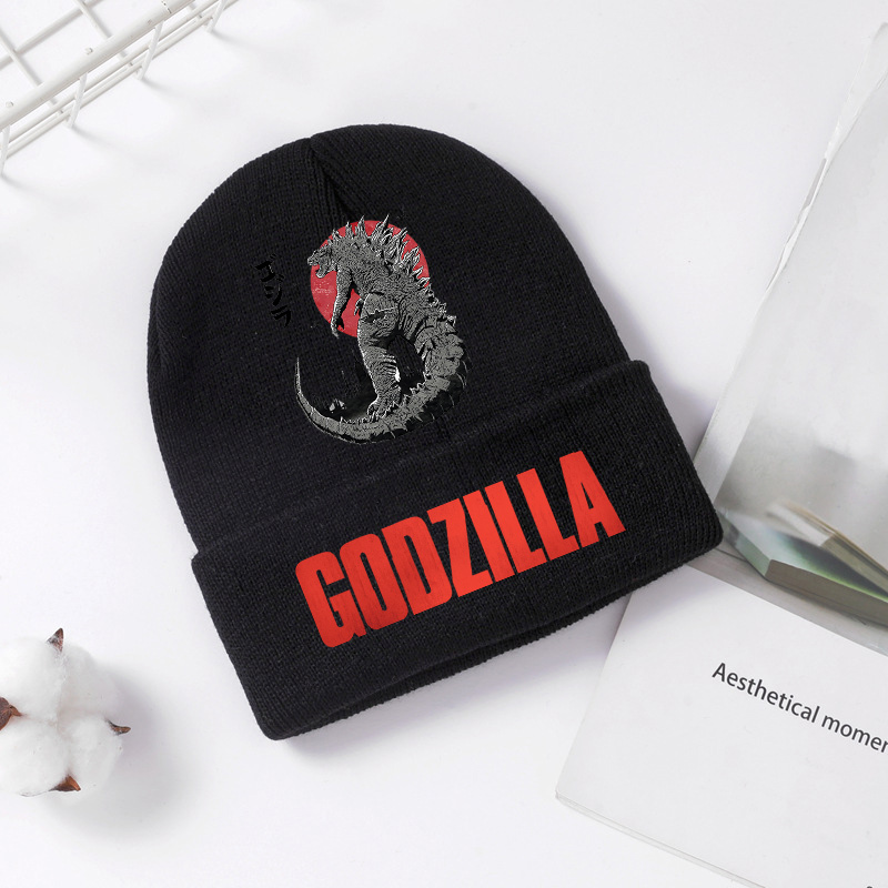Godzilla Knitted Hat Winter Sp - Knit Beanie Hat Warm recension och pris